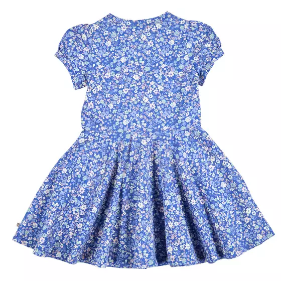 Müsli by Green Cotton Puff Swing Dress Primrose Azure Blue