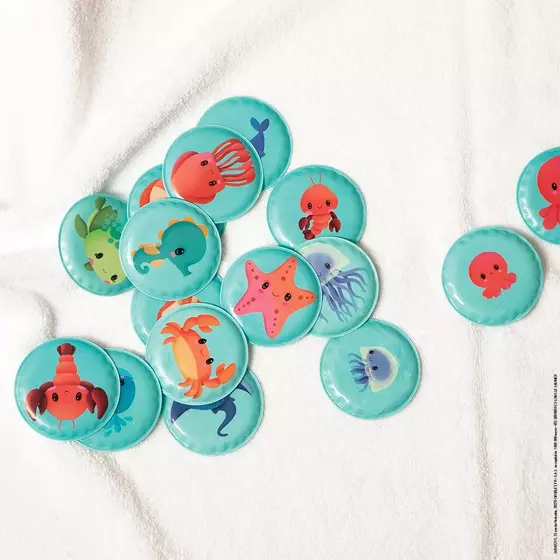 Janod Badespielzeug Memory Meine Tierbabys