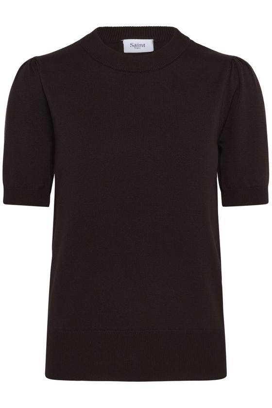 SAINT TROPEZ MilaSZ SS Pullover 30511788 - schoko-braun