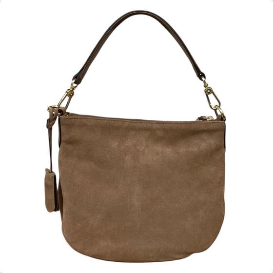 abro JUNA Hobo x-small, velours braun