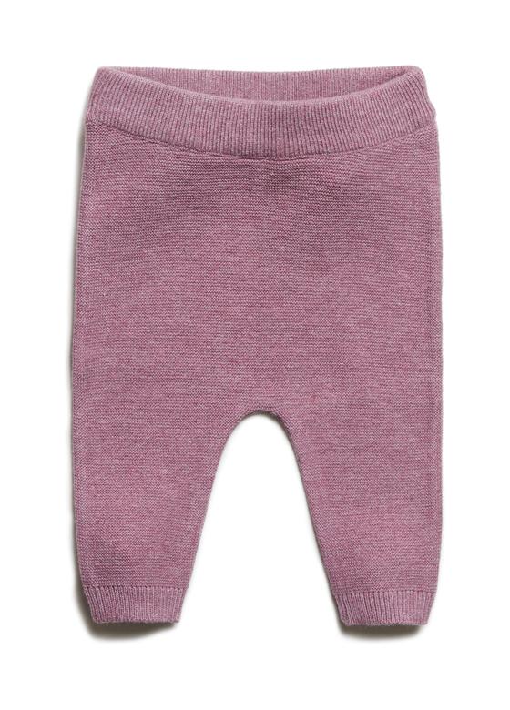 Puri Organic Pant Krausstrick Pflaume