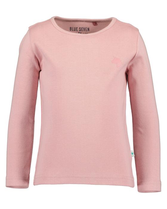 Basic-Langarmshirt, rosa