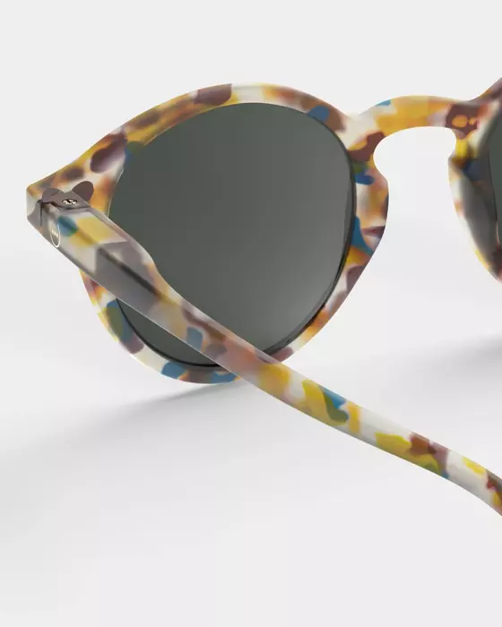 IZIPIZI junior Sonnenbrille #d Blue Tortoise - beige-blau gemustert - für Kinder 5 bis 10 Jahre