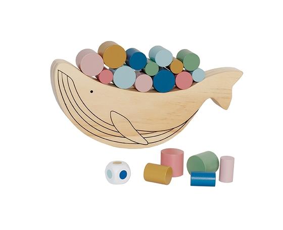 Jabadabado Holz Balancierspiel Wal