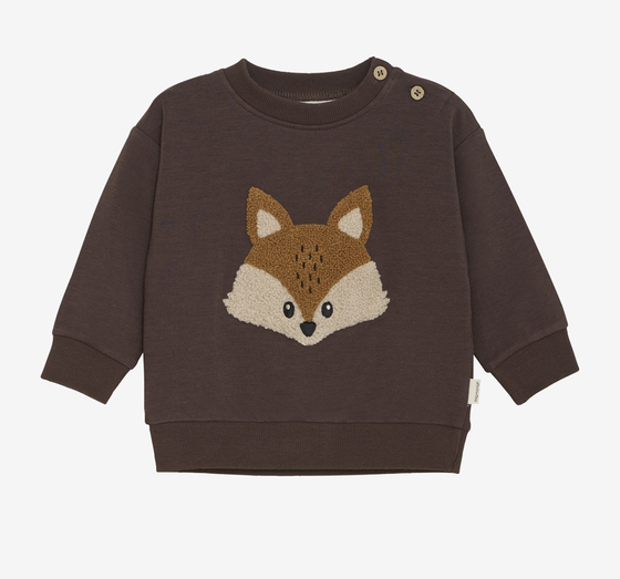 Sweatshirt "Fuchs", braun