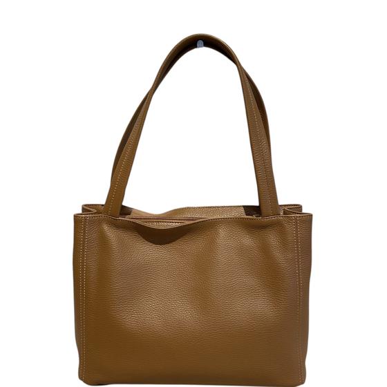 Maxima Arbeitstasche Schultertasche, cuoio, cognac