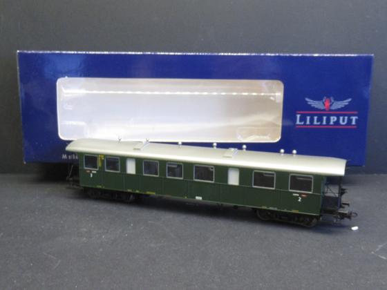 Liliput L 334571 Eilzugwagen 2./3. Klasse DB grün EP III Spur H0 OVP