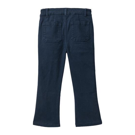 People wear Organic Stretch Twill Hose Dunkelblau