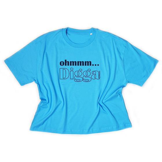 goldmarie OHMMM DIGGA T-Shirt - ozeanblau 