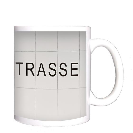 Ubahntasse, Ubahnhof Blissestrasse U-Bahn-Haltestelle Souvenir Tasse Berlin von tom bäcker - U7 - Wilmersdorf - Berliner Straße - Ubahnhof - Ubahn - Subway 