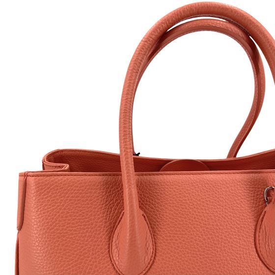 Maxima Handtasche mittel, salmone lachs apricot