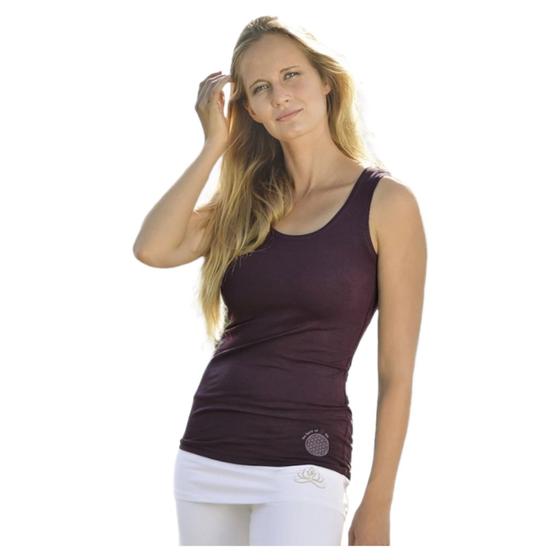 Spirit of OM Bambus Top aubergine