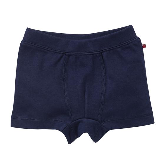 People wear Organic Boxershorts 2er Pack Weltall Nachtblau