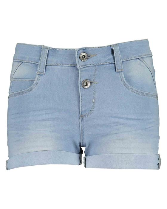 Kurze Jeans-Shorts, Weite verstellbar