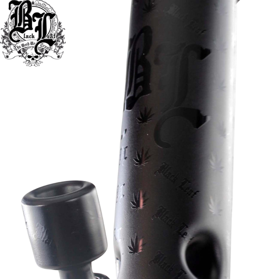 Glasbong, Black Leaf®, Schwarz, Ice