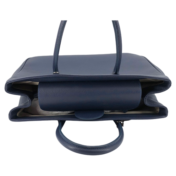 Maxima Handtasche groß blue chiaro mittelblau