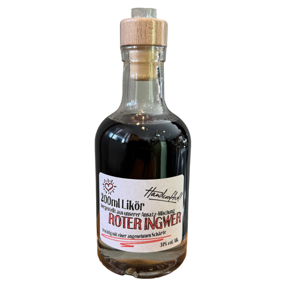 roter Ingwer-Likör