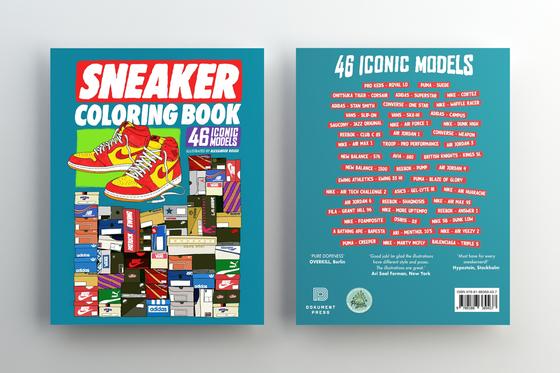 Sneaker Coloring Book
