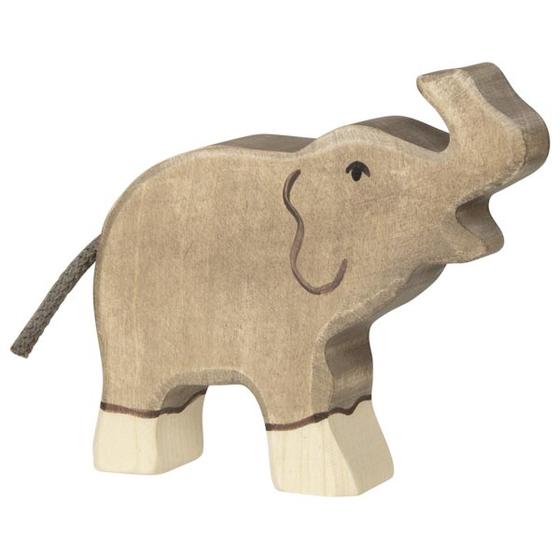 Holztiger Holztier Elefant Kind
