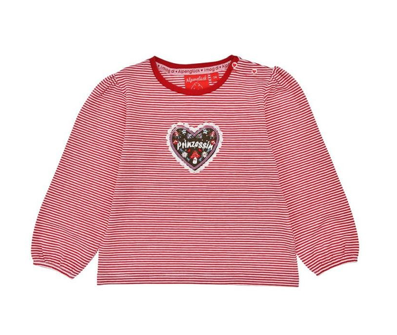 Langarmshirt "Prinzessin", Baumwolle, gestreift