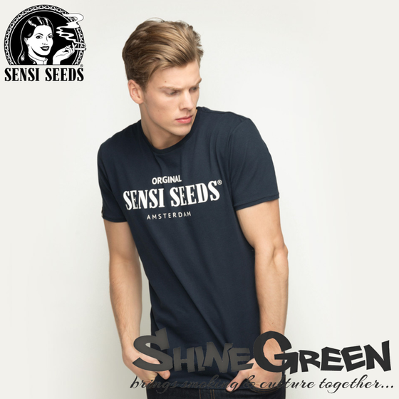 T-Shirt, Sensi Seeds®, Original Sports, Navy, Promo 1