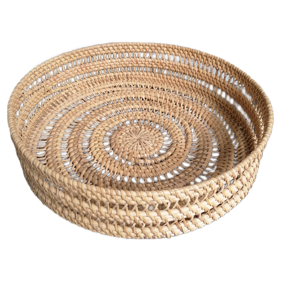 Tablett aus Rattan Lubang