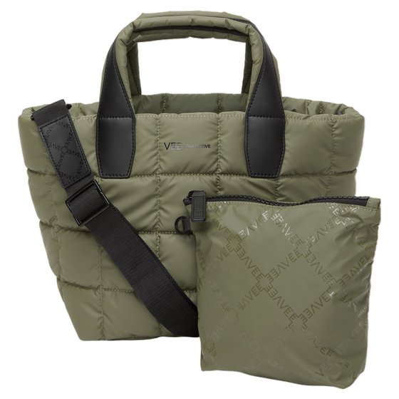 Vee Collective Porter Tote Small moss green