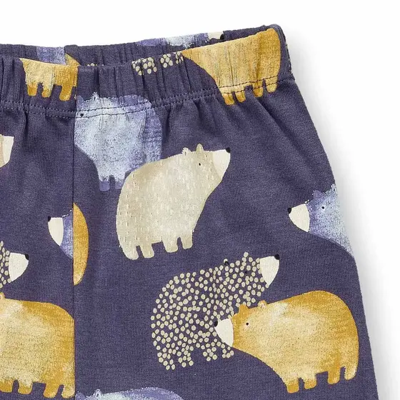 Sense Organics Pyjama Long John Bärendruck Blau