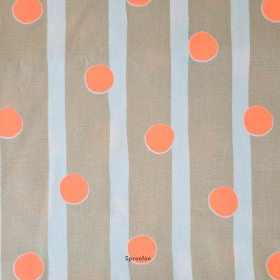 Cosmo Textiles Oxford-Stoff Neon Pop Streifen I 