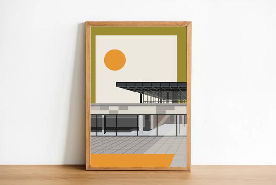 Berlin Poster Neue Nationalgalerie