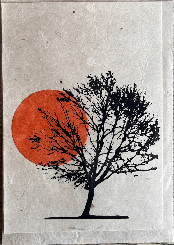 Daphne Karte "Sonne im Baum"