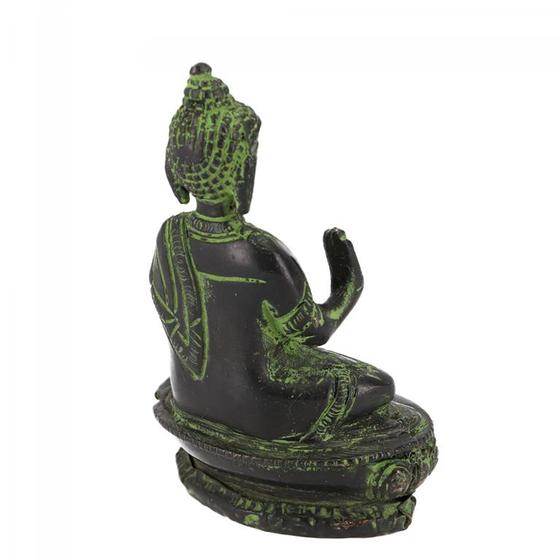 Buddha Statue aus Messing Amoghasiddhi, 10 cm
