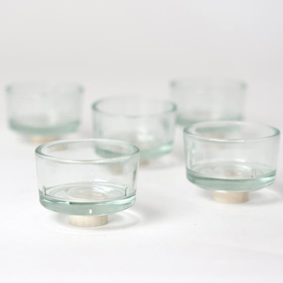 Grimm's Teelichthalter Glas