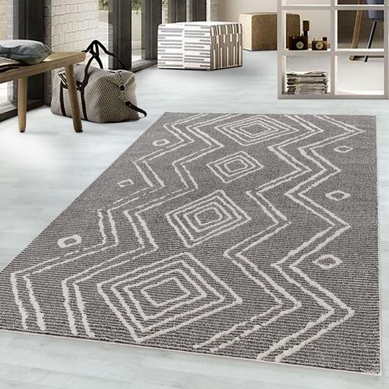 Tazna 160 x 230 cm siyah bej krem schwarz