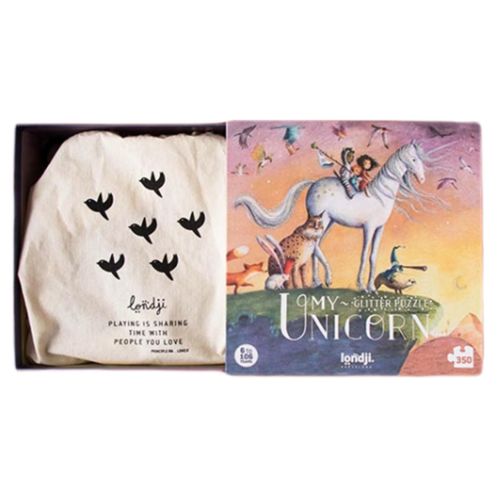 Londji Puzzle Unicorn Glitter 350 Teile