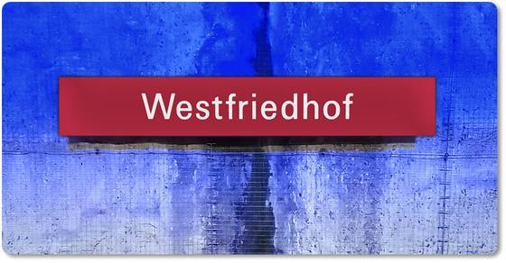 U-Bahn-Magnet, Ubahn München, U-Bahnhof Westfriedhof, Bayerns Landeshauptstadt München, tom baecker, a-point-of-view, Georg-Brauchle-Ring, Moosach, Gern, Haltestelle, Münchner U-Bahn