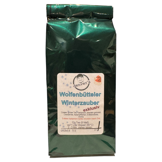 Grüntee Wolfenbütteler Winterzauber exklusiv, 100g Tüte