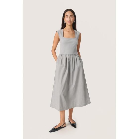 SOAKED IN LUXURY Kleid SLSimone Phoebe 30407490 - hellgrau