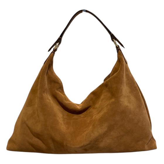 abro ALL IN ONE Hobo Bag big, cuoio