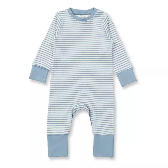 Sense Organics Strampler Tona Light Denim Stripes