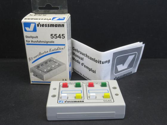 Viessmann 5549 Universal-Tasten-Stellpult, rόckmeldefδhig,2-begriffig Spur H0,N,Z