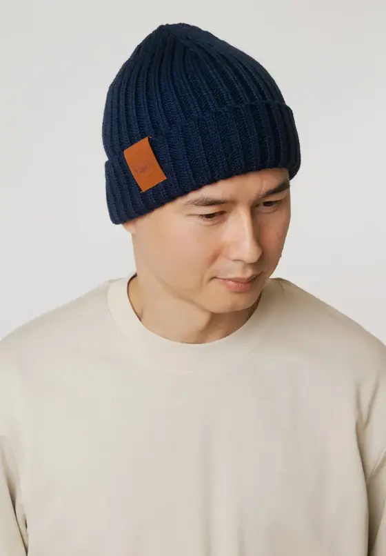 Hat Alkatraz Navy Blue 100% Organische Baumwolle