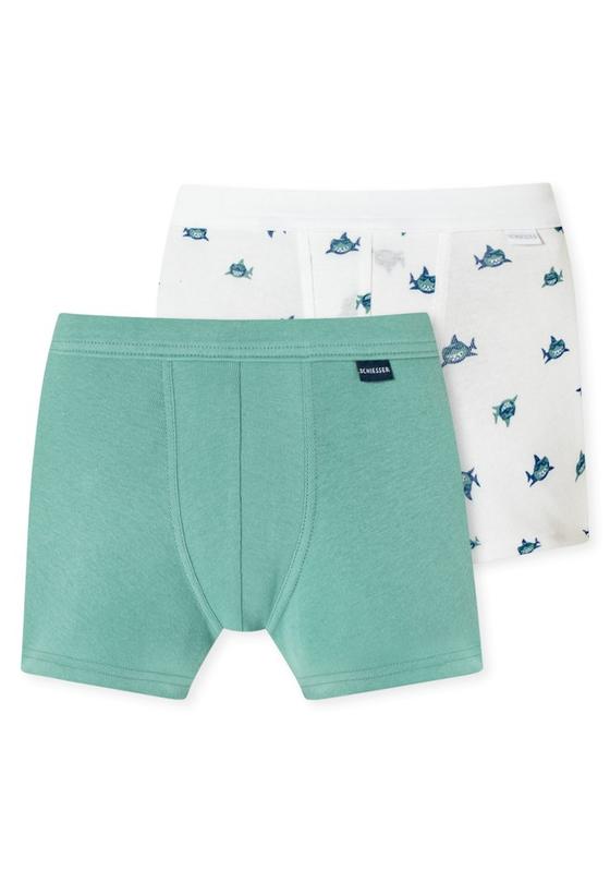 2er-Pack Shorts "Hai", Biobaumwolle