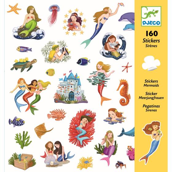 Sticker Meerjungfrauen, 160 Sticker