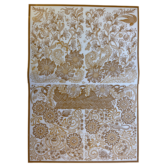 Italienisches Holzschnittpapier