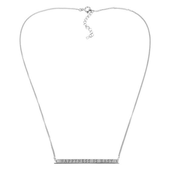 goldmarie Kette happiness is easy 925er silber