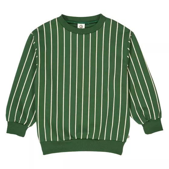 Müsli by Green Cotton Sweatshirt Streifen Green Gables Oak
