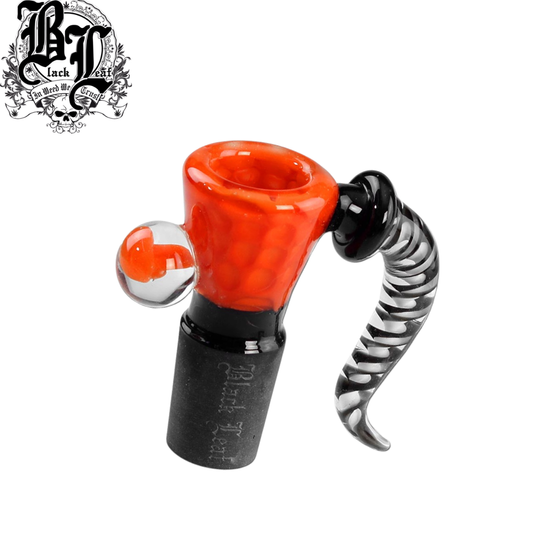 Glaskopf, Black Leaf®, Glaskunst - Orange, 18er