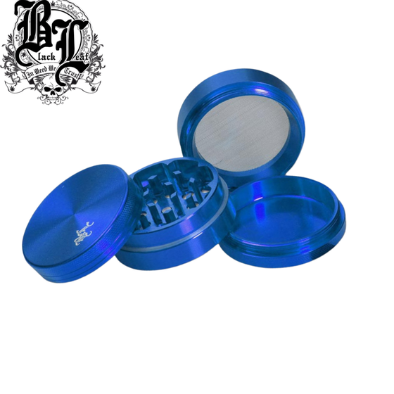 Grinder, Black Leaf®, anodisiert, Aluminium, 4-teilig, Übersicht