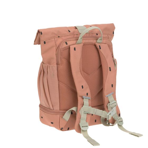 Lässig Kindergartenrucksack Rolltop - Happy Prints Karamell